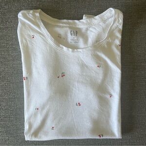 Gap Factory Favorite Tee, Cherry Print, M